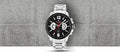 Tommy Hilfiger Decker Quartz Black Dial Silver Steel Strap Watch for Men - 1791472