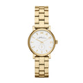 Marc Jacobs Baker White Dial Gold Stainless Steel Watch for Women - MBM3247