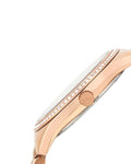 Michael Kors Lauryn Mother of Pearl Dial Rose Gold Steel Strap Watch for Women - MK3716