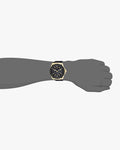 Guess Legacy Black Dial Black Rubber Strap Watch for Men - W1049G5