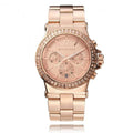 Michael Kors Dylan Rose Gold Dial Rose Gold Steel Strap Watch for Women - MK5412