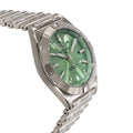 Breitling Chronomat 32 Diamonds Green Dial Silver Steel Strap Watch for Women - A77310101L1A1