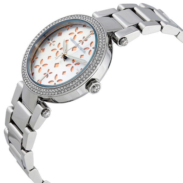 Michael Kors Parker Silver Dial Silver Stainless Steel Strap Watch for Women - MK6483