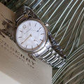 Burberry The Classic White Dial Silver Steel Strap Watch for Men - BU10004