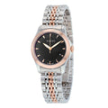 Gucci G Timeless Quartz Black Dial Two Tone Mesh Bracelet Watch For Women - YA126512