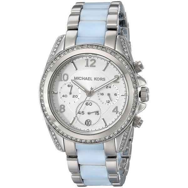 Michael Kors Blair Silver Dial Two Tone Steel Strap Watch for Women - MK6137