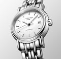 Longines Presence 25.5mm Automatic Stainless Steel Watch for Women - L4.321.4.12.6