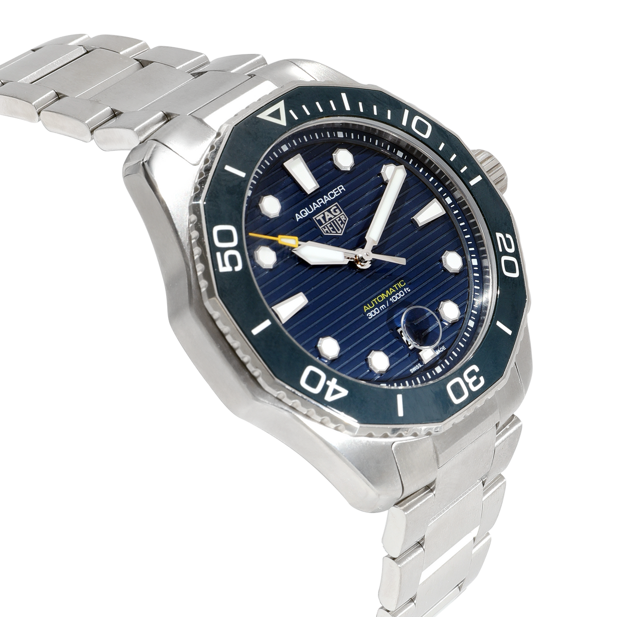 Tag Heuer Aquaracer Professional 300 Automatic Blue Dial Silver Steel Strap Watch for Men - WBP201B.BA0632