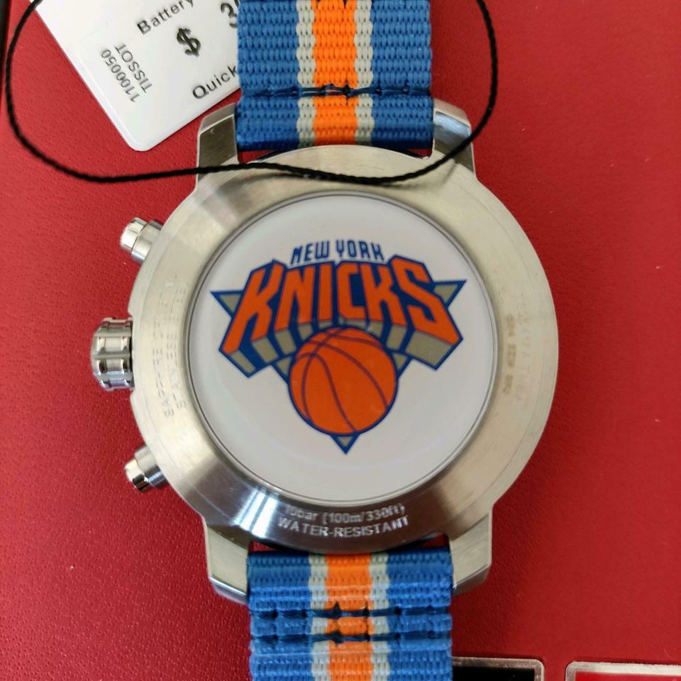 Tissot Quickster Chronograph NBA New York Kicks Watch For Men - T095.417.17.037.06