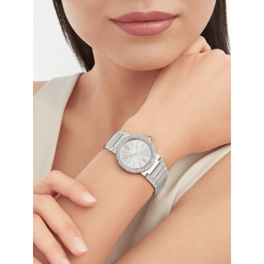 Bvlgari Bvlgari Lady Silver Dial Silver Steel Strap Watch for Women - BVLGARI103575