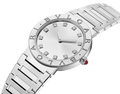 Bvlgari Bvlgari Bvlgari Lady Diamonds Silver Dial Silver Steel Strap Watch for Women - BVLGARI103696
