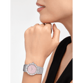 Bvlgari Bvlgari Bvlgari Quartz Pink Dial Silver Steel Strap Watch for Women - BVLGARI103711