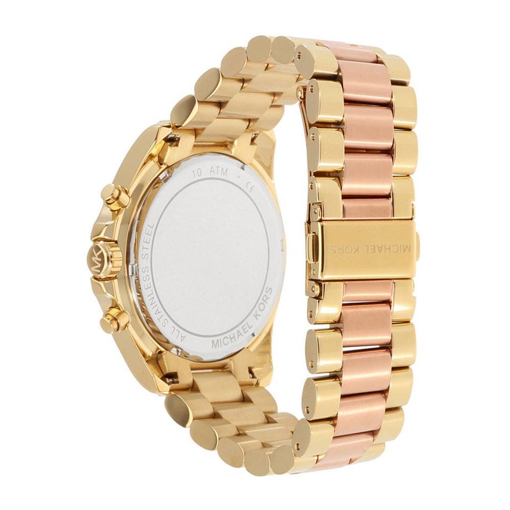 Michael Kors Bradshaw Gold Dial Gold Steel Strap Watch for Women - MK6359