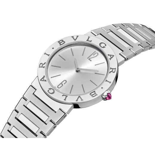 Bvlgari Bvlgari Lady Silver Dial Silver Steel Strap Watch for Women - BVLGARI103575