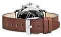 Tommy Hilfiger Landon Chronograph Quartz White Dial Brown Leather Strap Watch for Men - 1791531