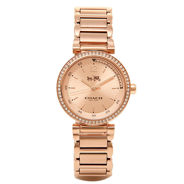 Coach Sports 1942 Rose Gold Dial Rose Gold Steel Strap Watch for Women - 14502200