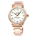 Coach Madison White Dial Rose Gold Steel Strap Watch for Women - 14502395