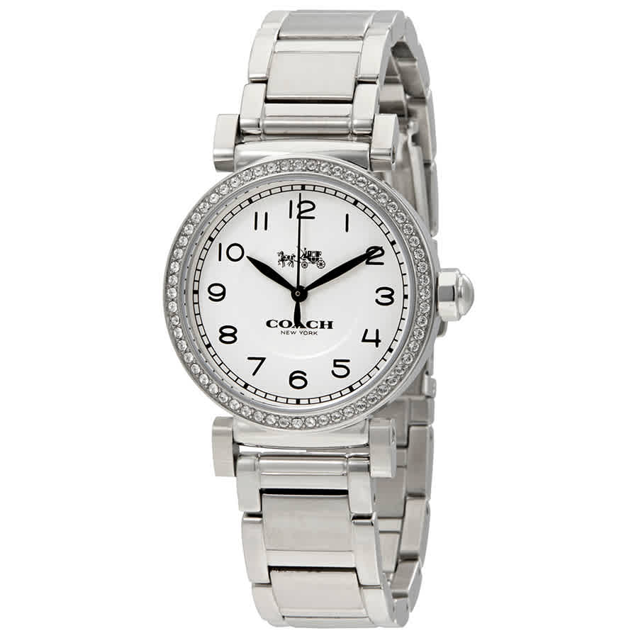 Coach Madison Silver Dial Silver Steel Strap Watch for Women - 14502402