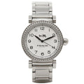 Coach Madison White Dial Silver Steel Strap Watch for Women - 14502396