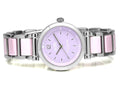 Coach Tristent Purple Dial Two Tone Steel Strap Watch for Women - 14502461