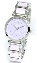 Coach Tristent Purple Dial Two Tone Steel Strap Watch for Women - 14502461