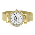 Coach Madison White Dial Gold Mesh Bracelet Watch for Women - 14502652