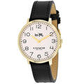 Coach Slim Easton White Dial Black Leather Strap Watch for Women - 14502683