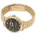 Coach Delancey Black Dial Gold Stainless Steel Strap Watch For Women - 14502813