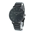 Coach Charles Black Dial Black Steel Strap Watch for Men - 14602431