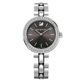 Swarovski Daytime Rhinestones Grey Dial Silver Steel Strap Watch for Women - 5213681