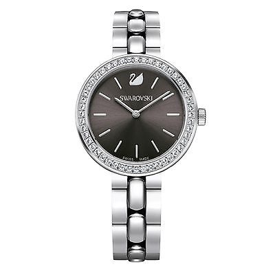 Swarovski Daytime Rhinestones Grey Dial Silver Steel Strap Watch for Women - 5213681