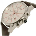 Hugo Boss Jet White Dial Brown Leather Strap Watch for Men - 1513280