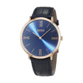 Hugo Boss Classic Jackson Blue Dial Brown Leather Strap Watch for Men - 1513458