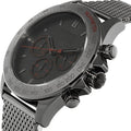 Hugo Boss Ikon Chronograph Grey Dial Grey Mesh Bracelet Watch for Men - 1513443