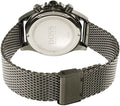 Hugo Boss Ikon Chronograph Grey Dial Grey Mesh Bracelet Watch for Men - 1513443