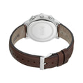 Hugo Boss Attitude White Dial Brown Leather Strap Watch for Men - 1513609