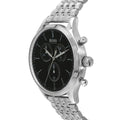 Hugo Boss Companion Chronograph Black Dial Silver Steel Strap Watch for Men - 1513652