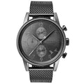 Hugo Boss Navigator Chronograph Grey Dial Grey Mesh Bracelet Watch for Men - 1513674