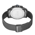 Hugo Boss Jet Chronograph Blue Dial Gunmetal Grey Mesh Bracelet Watch for Men - 1513677