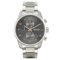 Hugo Boss Skymaster Chronograph Grey Dial Two Tone Steel Strap Watch for Men - 1513789