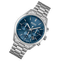 Hugo Boss Champion Chronograph Blue Dial Silver Steel Strap Watch for Men - 1513818