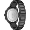 Hugo Boss Volane Black Dial Black Steel Strap Watch for Men - 1513950