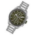 Hugo Boss Volane Chronograph Grey Dial Silver Steel Strap Watch for Men - 1513951