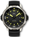 IWC Aquatimer Automatic 2000 Black Dial Black Rubber Strap Watch for Men - IW358001