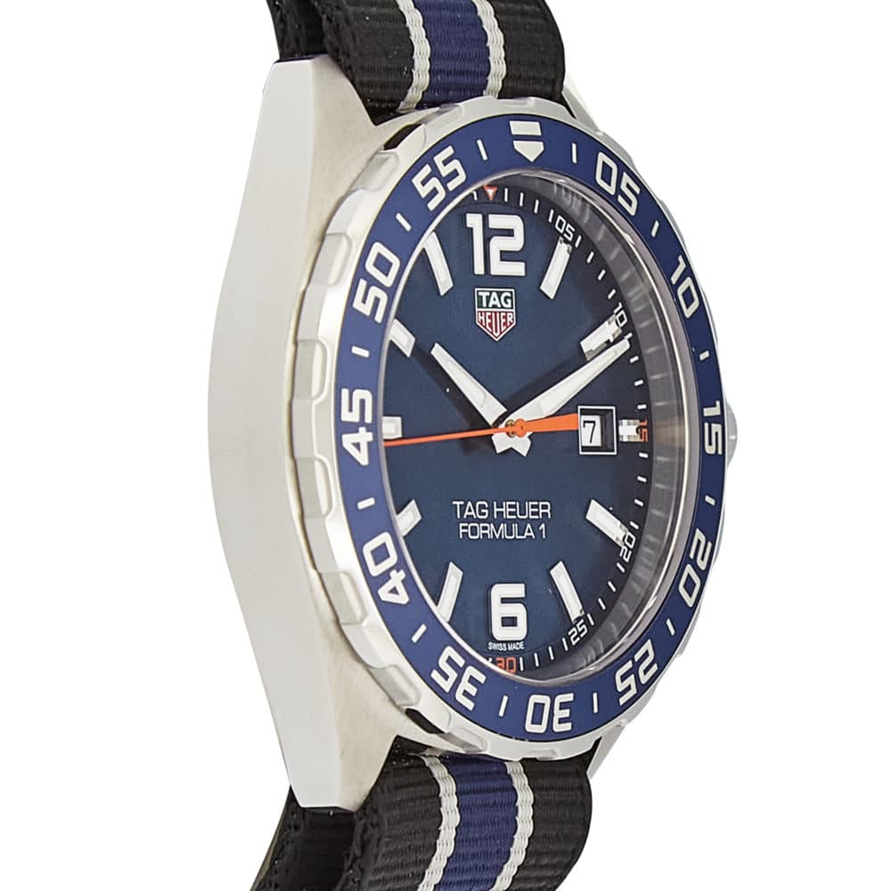 Tag Heuer Formula 1 Quartz Blue Dial Two Tone NATO Strap Watch for Men - CAZ1019.FT8027