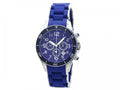 Marc Jacobs Rock Chronograph Blue Dial Blue Silicone Strap Watch for Women - MBM2548