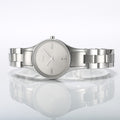 Calvin Klein Simplicity Silver Dial Silver Steel Strap Watch for Women - K4323120