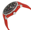 Gucci Dive Quartz Black Dial Red Rubber Strap Watch For Men - YA136309