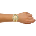 Michael Kors Bradshaw Gold Dial Gold Steel Strap Watch for Women - MK5722