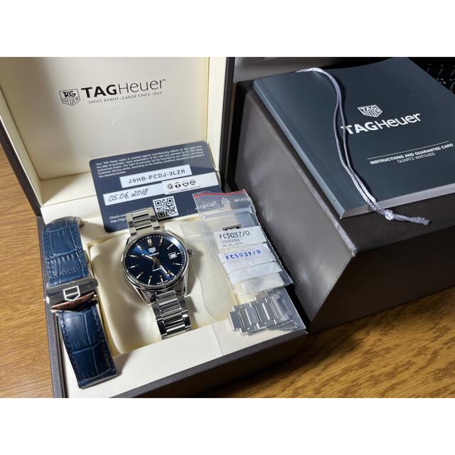 Tag Heuer Carrera Quartz Blue Dial Silver Steel Strap Watch for Women - WAR1112.BA0601